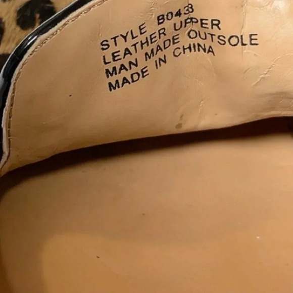 J.crew Addie Leopard Print Loafer Leather Calf Hair Smocking Shoes - Picture 11 of 11